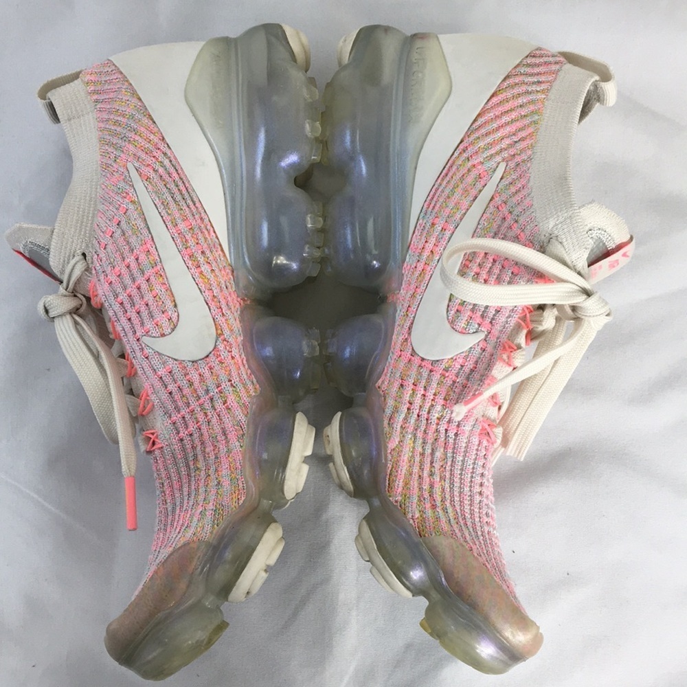 Nike Women's Vapor Max Fly Knit Pastel Pink Running Shoes Size 9 DecentCondition - Picture 6 of 10